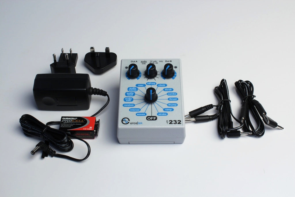 ErosTek ET232 E-Stim Power Unit components